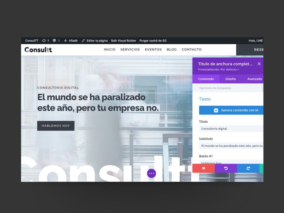 curso administra wordpress LINE BRANDING